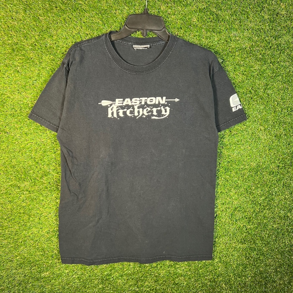 Easton‎ Archery Hardcore Archer Graphic T-Shirt Black Mens Large Hunting Tee